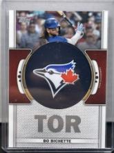 Bo Bichette 2023 Topps Commemorative Team Logo Patch Relic Insert #TLP-BB