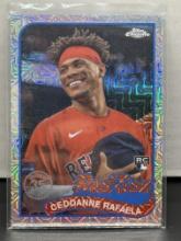 Ceddanne Rafaela 2024 Topps Chrome Silver Pack Mojo Refractor Rookie RC 1989 Design Insert #T89C-20