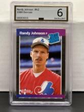 Randy Johnson 1989 Donruss Rated Rookie RC DCI 6 EXCELLENT #42