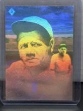 Babe Ruth 1992 Gold Entertainment The Babe Ruth Series Hologram Card