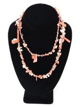Vintage Native American Coral Necklace