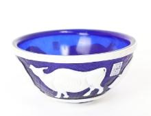 Chinese Peking Glass Bowl, Bull