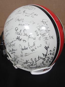 FULL SIZE PRO FOOTBALL HALL OF FAME HELMET SIGNED W/ COA