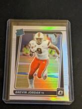 2021 Panini Donruss Rated Optic Holo Preview Brevin Jordan #P-308 Rookie RC