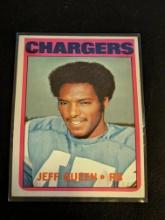 Jeff Queen 1972 Topps Rookie RC #117 San Diego Chargers