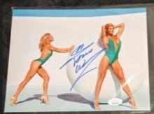 Torrie Wilson autographed 8x10 photo with JSA COA/ witnessed