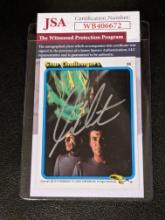 William Shatner autographed card w/JSA COA / witnessed