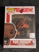 Bam Adebayo autographed funko pop figure with coa