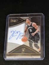 090/149 SP Thaddeus Young 2015-16 Panini Select On Card Autograph AUTO
