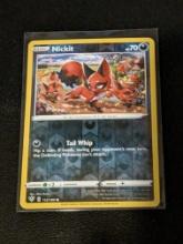 Nickit pokemon card reverse holo card