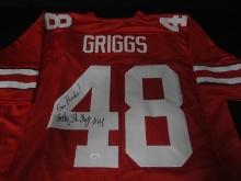 OHIO STATE ANTHONY GRIGGS SIGNED JERSEY JSA