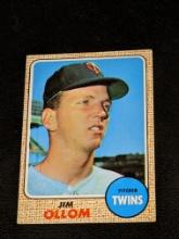 1968 Topps #91 Jim Ollom Minnesota Twins Vintage Original