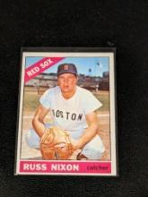 1966 Topps #227 Russ Nixon Boston Red Sox Vintage Baseball Card
