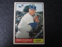 1961 TOPPS #492 RON FAIRLY DODGERS VINTAGE
