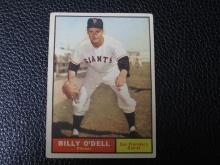 1961 TOPPS #96 BILLY O'DELL GIANTS VINTAGE