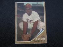 1962 TOPPS #77 TONY TAYLOR PHILLIES VINTAGE