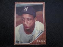 1962 TOPPS #122 NORM BASS ATHLETICS