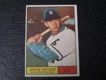 1961 TOPPS #13 CHUCK COTTIER TIGERS VINTAGE