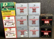 Lot 11 Boxes 20 Gauge Shotgun Ammunition Remington Winchester Super X, Super Speed & AA