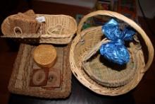 Lot of Baskets and Coasters