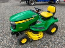 John Deere X300 lawn tractor with 42 inch mower deck