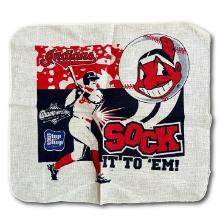 Vintage Cleveland Indians "Sock it to 'em" Towel