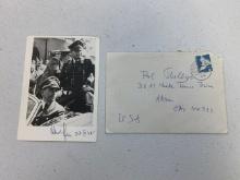 ALBERT SPEER SIGNED PICTURE WITH ORIGINAL ENVELOPE MAILED TO USA