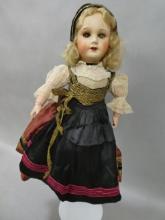 Antique SFBJ France Composition Doll w/ Original Clothes