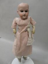Antique Armand Marseille Germany A 7/0 M Bisque Head Soft Body Doll