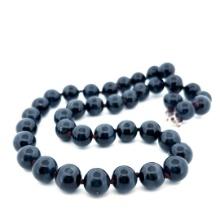 Natural Bead Necklace w/925 Clasp