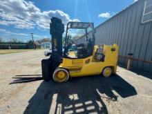 2006 HOIST F300 30,000# SOLID TIRE WAREHOUSE FORKLIFT