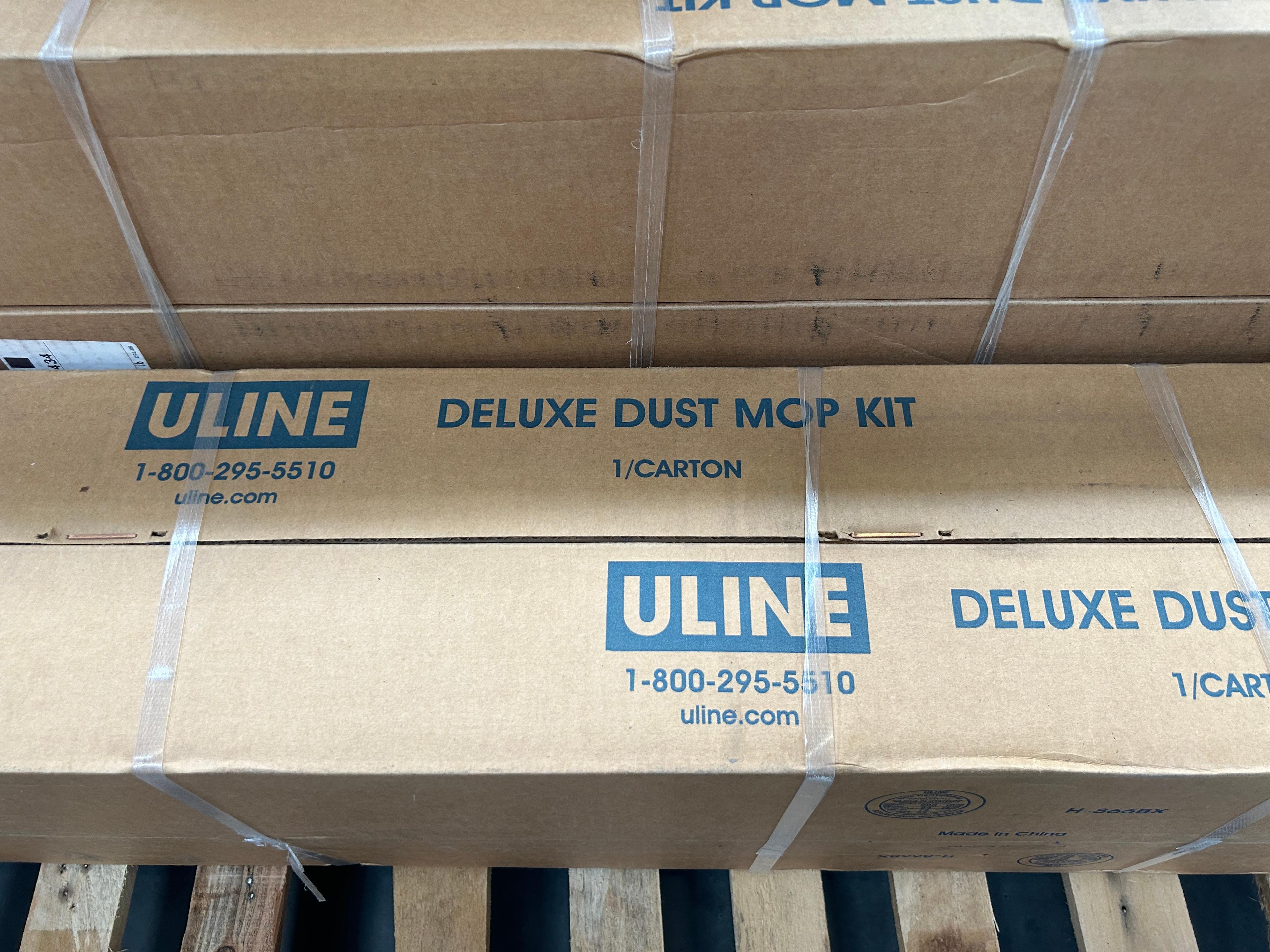 Uline Dust Mop Kits, Carpet Tiles And Solar Panel Modules