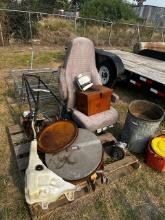 CAPTAIN’S CHAIR, BUCKETS, BED FRAME AND MISCELLANEOUS AUTOMOTIVE