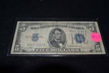 1934d $5 Silver Certificate