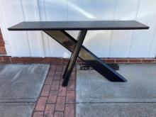 Black Modernist Console Table