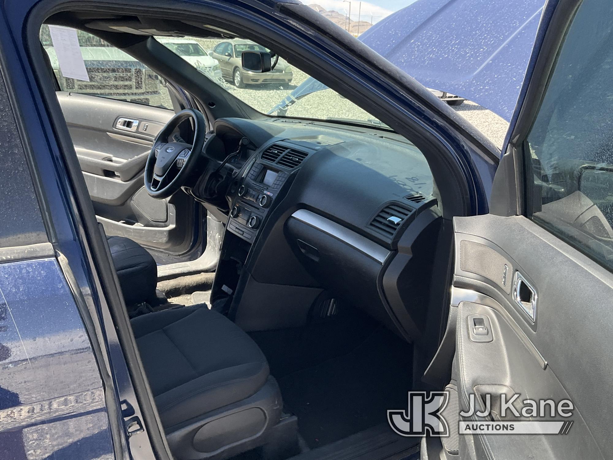 (Las Vegas, NV) 2018 Ford Explorer AWD Police Interceptor No Console Body Damage, Check Engine Light