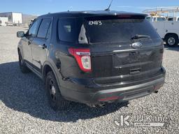 (Las Vegas, NV) 2014 Ford Explorer AWD Police Interceptor No Console Body Damage, Runs & Moves