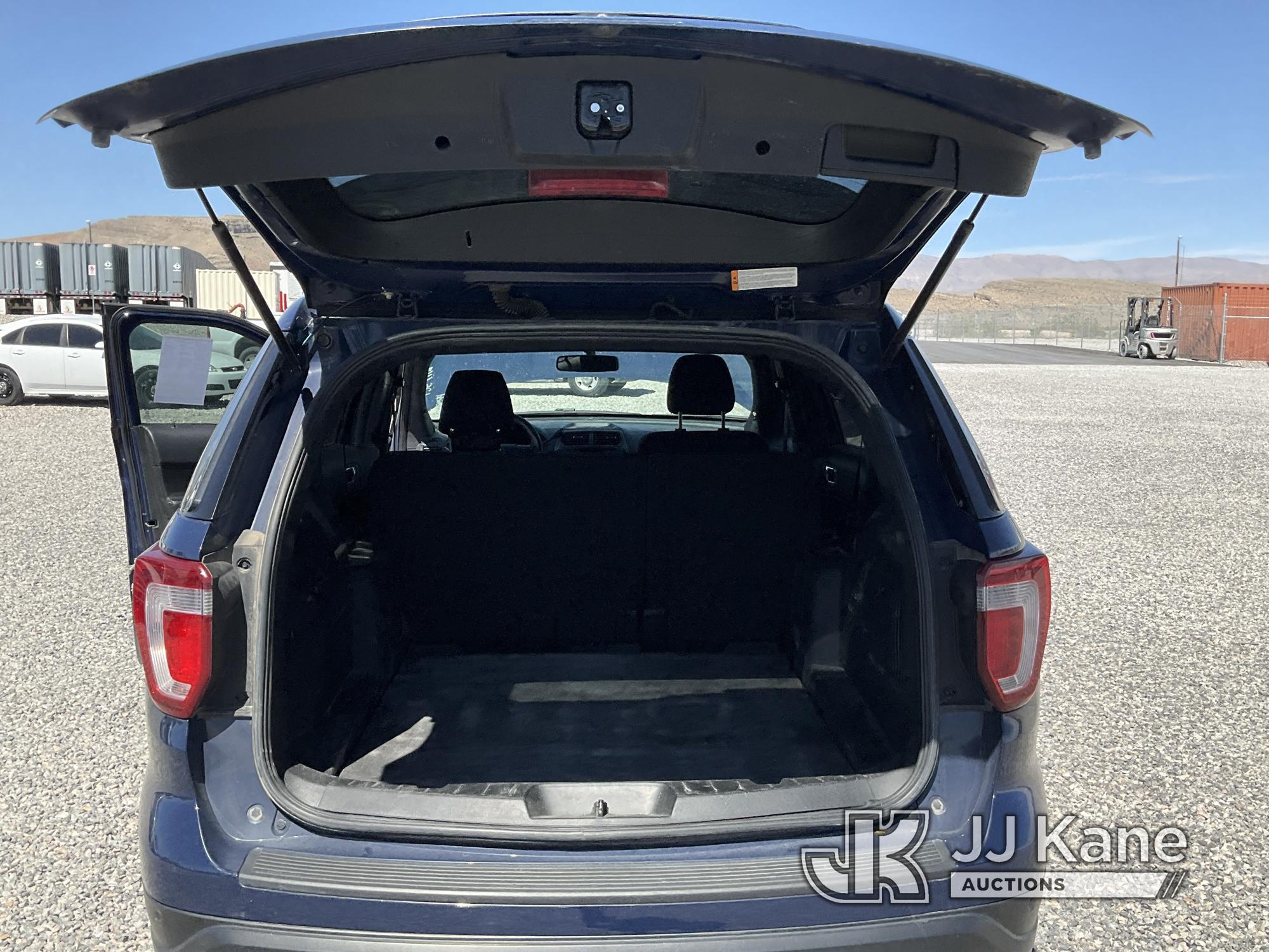 (Las Vegas, NV) 2018 Ford Explorer AWD Police Interceptor No Console Body Damage, Check Engine Light