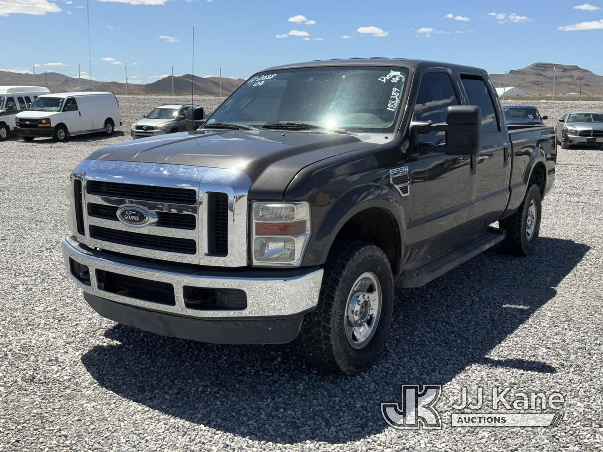 (Las Vegas, NV) 2008 Ford F250 4x4 Jump To Start, Runs & Moves