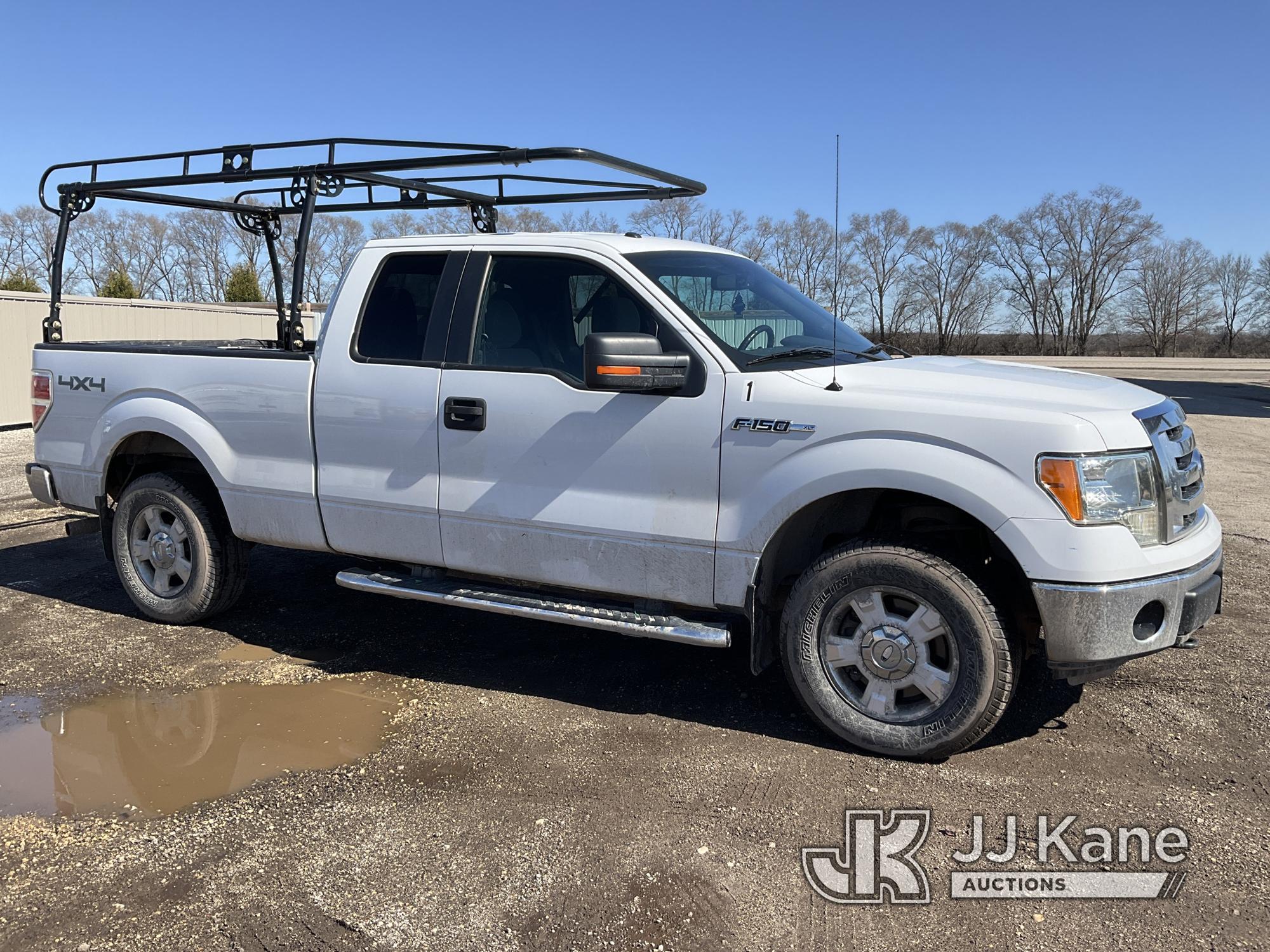 (South Beloit, IL) 2012 Ford F150 4x4 Extended-Cab Pickup Truck Runs, Moves, No Power Steering-Not R