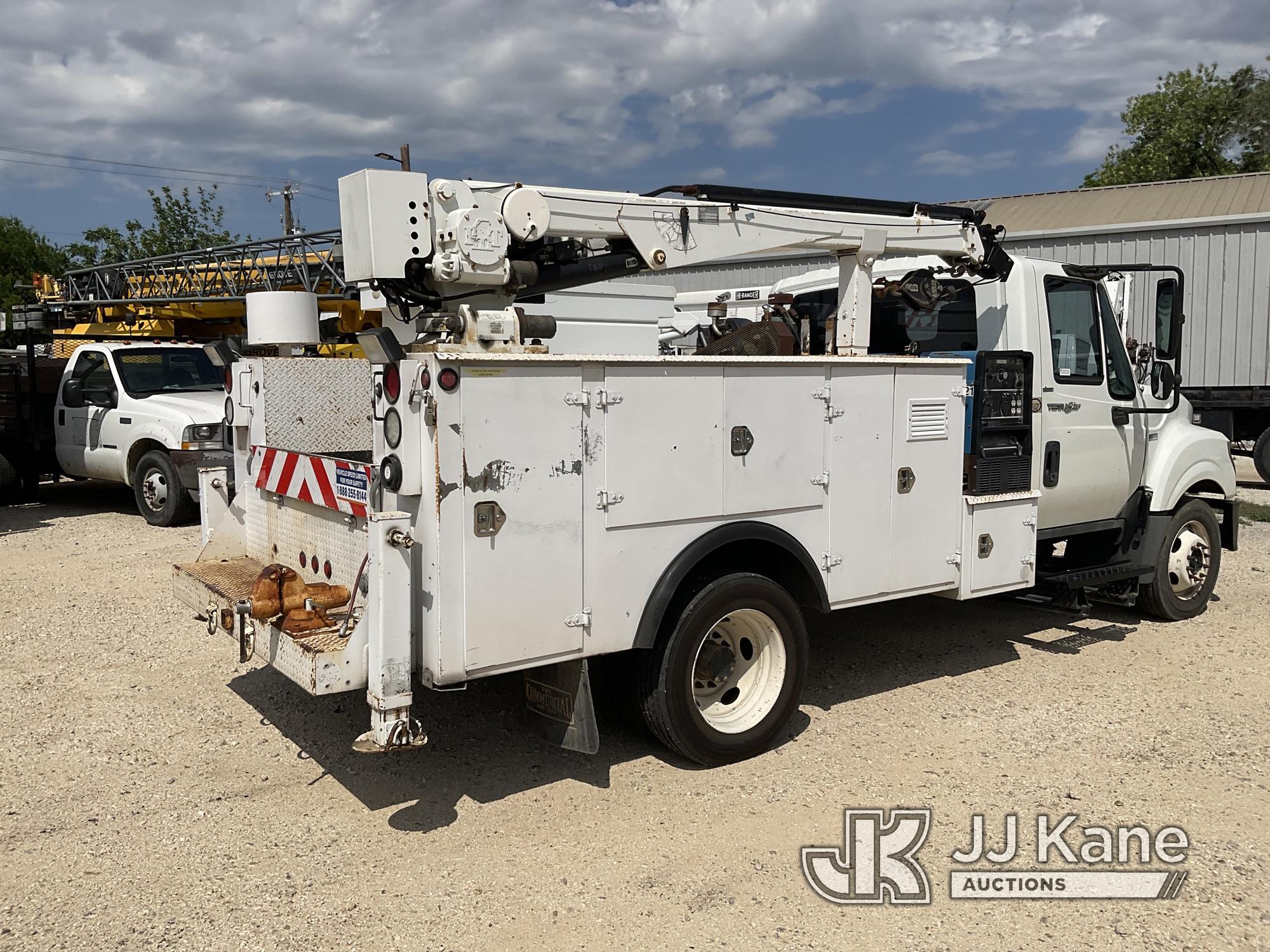 (San Antonio, TX) 2012 International TerraStar Mechanics Service Truck Runs and Moves, Air Compresso