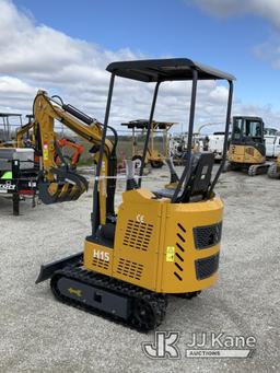 (Hawk Point, MO) 2024 AGT H15 Mini Hydraulic Excavator New/Unused.