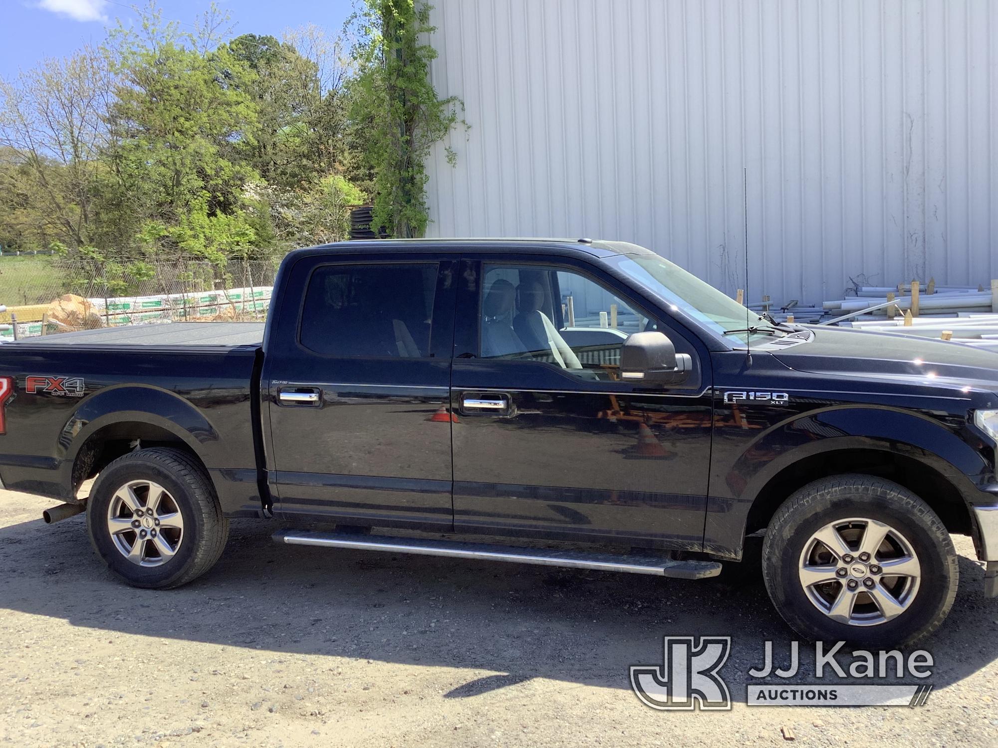 (Harmans, MD) 2018 Ford F150 4x4 Crew-Cab Pickup Truck, Has transmission issues Rune& Moves, Engine