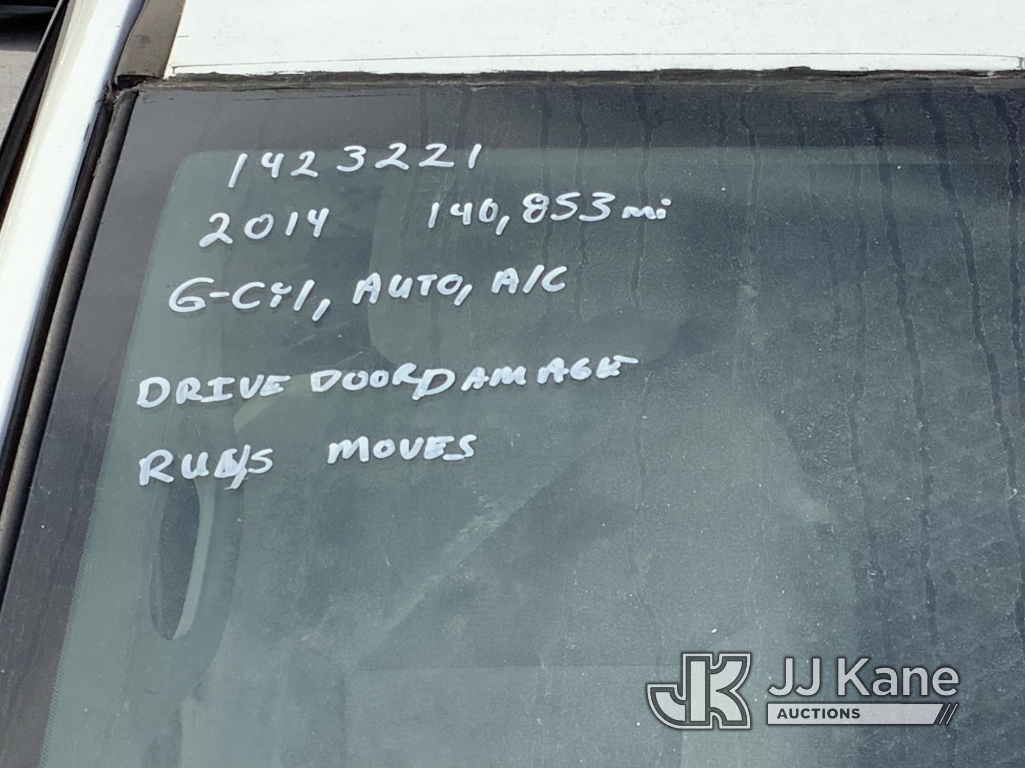 (Chester Springs, PA) 2014 RAM C/V Mini Cargo Van Runs & Moves, Interior Door Damage To Driver Side,