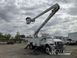 (Plymouth Meeting, PA) Terex/HiRanger HRX55-MH, Material Handling Bucket Truck rear mounted on 2007