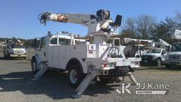 (West Berlin, NJ) Altec DM47B-TR, Digger Derrick rear mounted on 2016 Freightliner M2 106 Utility Tr