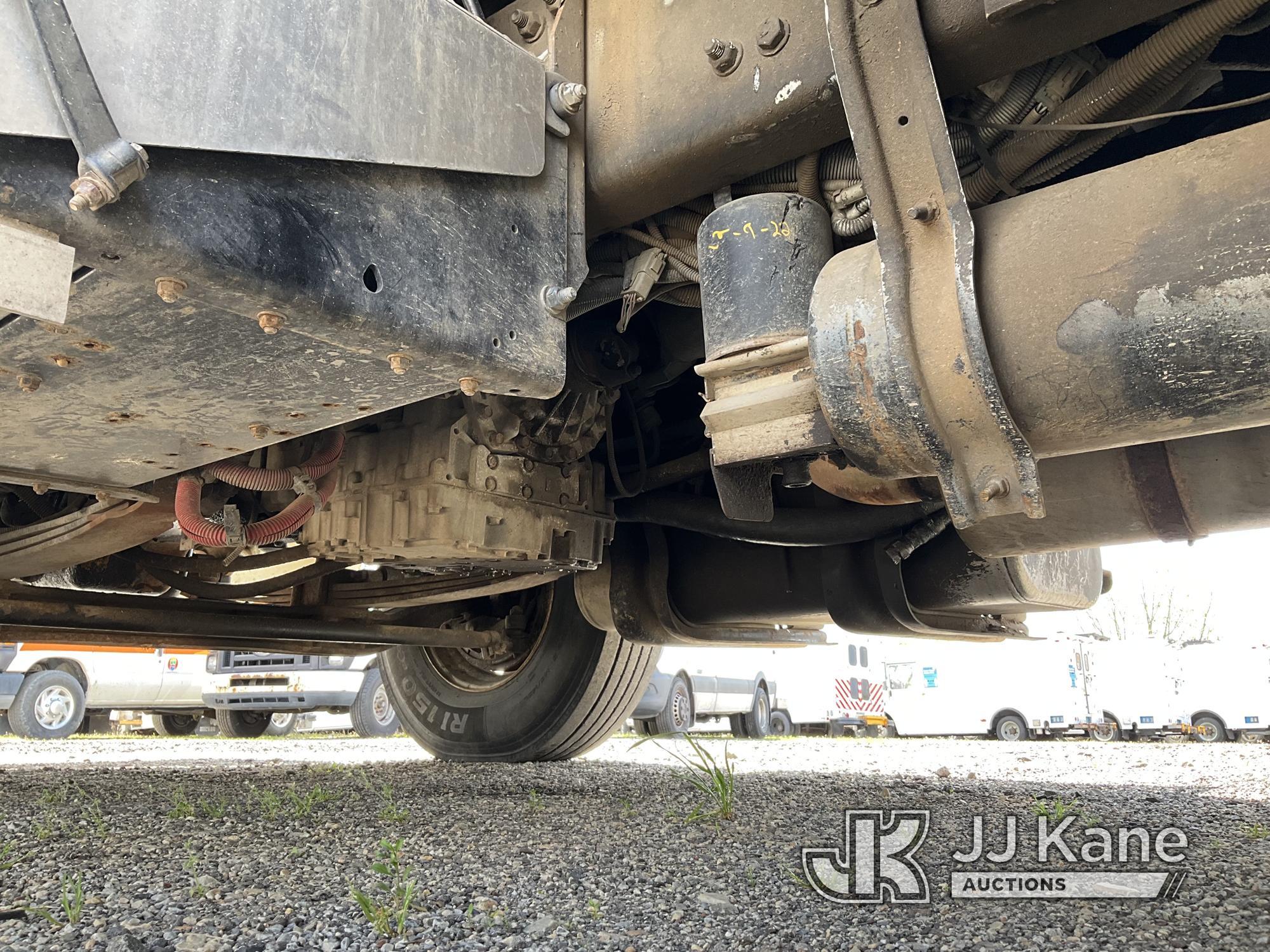 (Plymouth Meeting, PA) Altec DM45-TR, Digger Derrick rear mounted on 2007 Freightliner M2 106 Flatbe