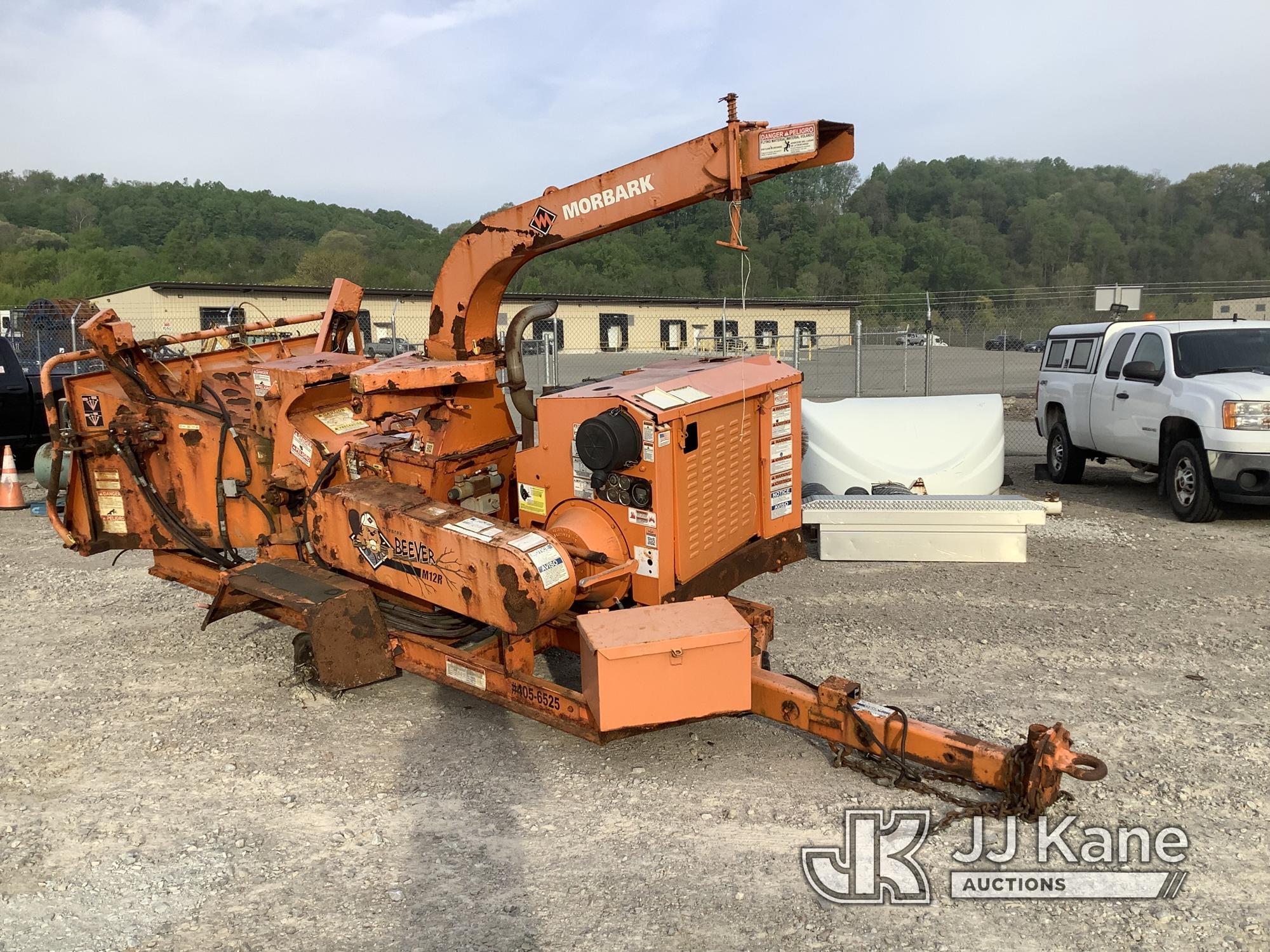 (Smock, PA) 2016 Morbark M12R Portable Chipper (12in Drum), trailer mtd No Title) ( Not Running, Ope