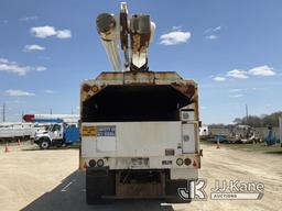 (Charlotte, MI) Altec LRV60E70, Over-Center Elevator Bucket Truck mounted behind cab on 2011 Ford F7