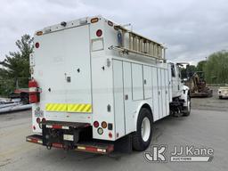 (Harmans, MD) 2013 International 4400 Air Compressor/Enclosed Utility Truck Runs & Moves, Only Runs